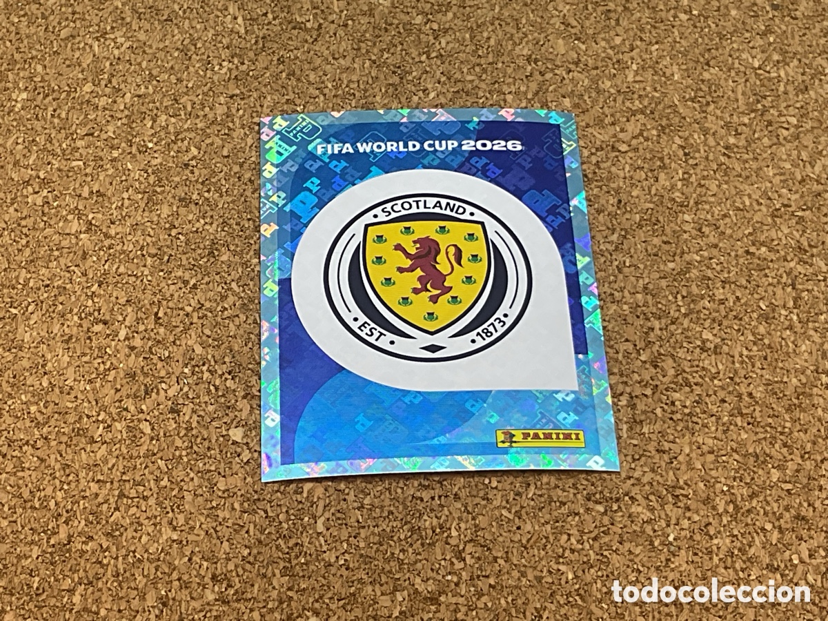 Cromos de F&uacute;tbol: ESCOCIA / SCO. N&ordm; 1. ESCUDO . FIFA WORLS CUP 2026. PANINI