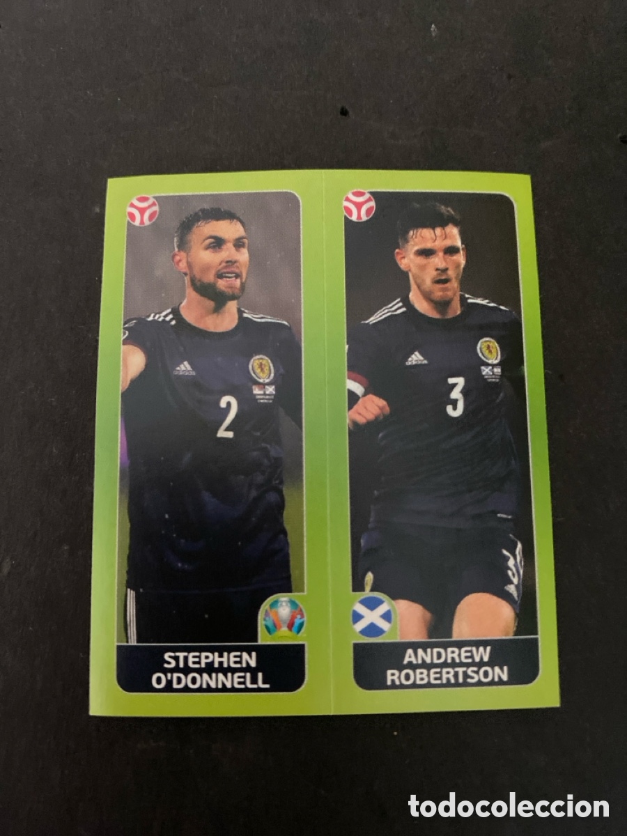 Cromos de F&uacute;tbol: Cromo Mundial Euro 2020 Escocia N*429b-429a