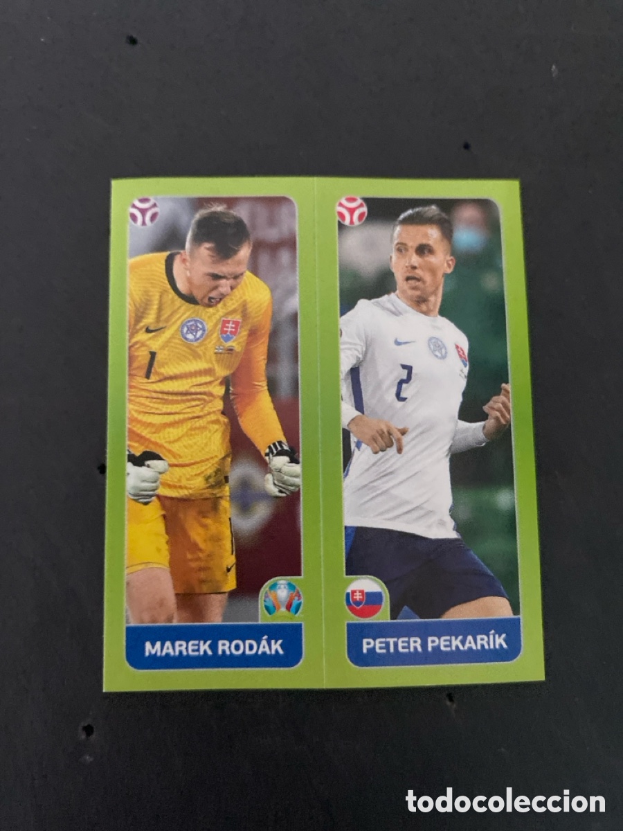 Cromos de f&uacute;tbol: Cromo Mundial Euro 2020 Eslovaquia N*486b-486a