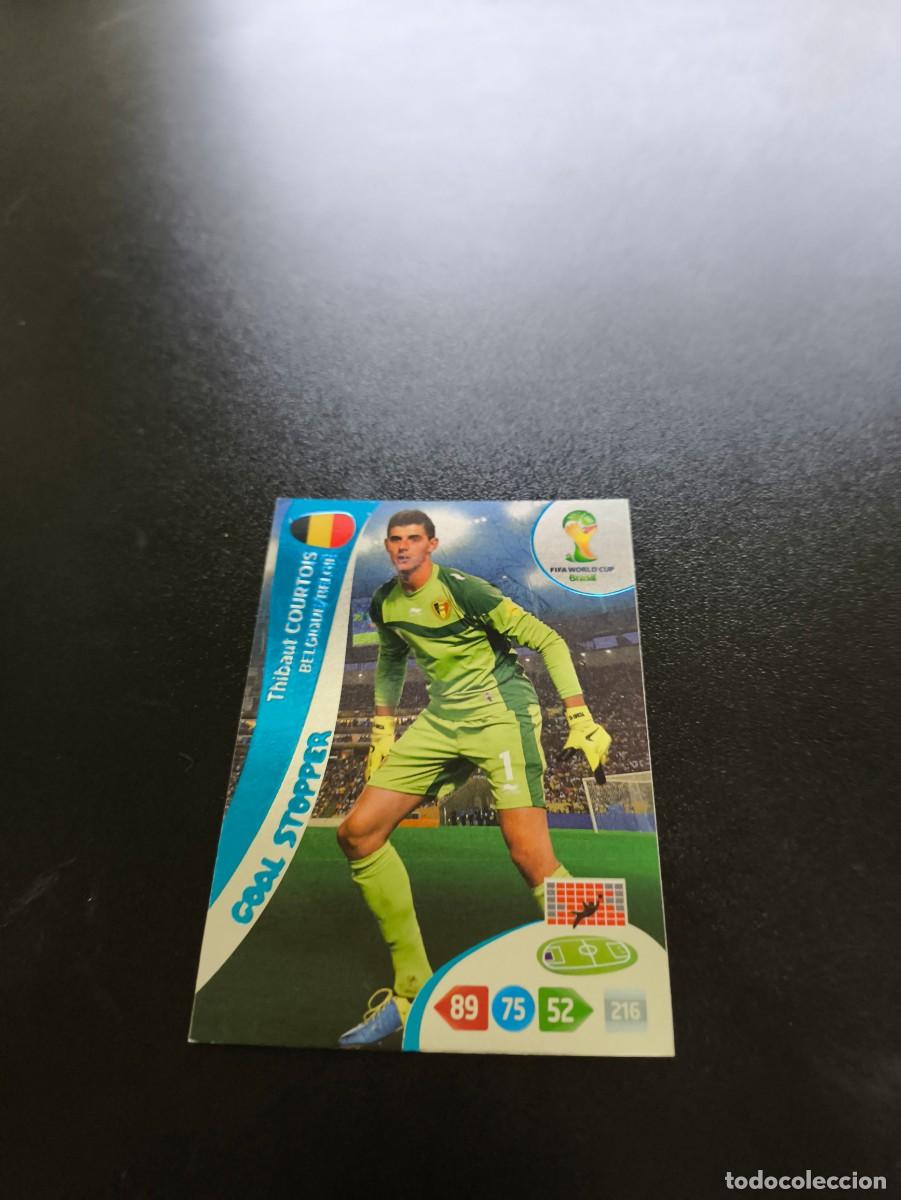 Cromos de F&uacute;tbol: Thibaut Courtois BELGICA GOAL STOPPER PANINI ADRENALYN WORLD CUP MUNDIAL BRASIL 2014 N LIGA ESTE