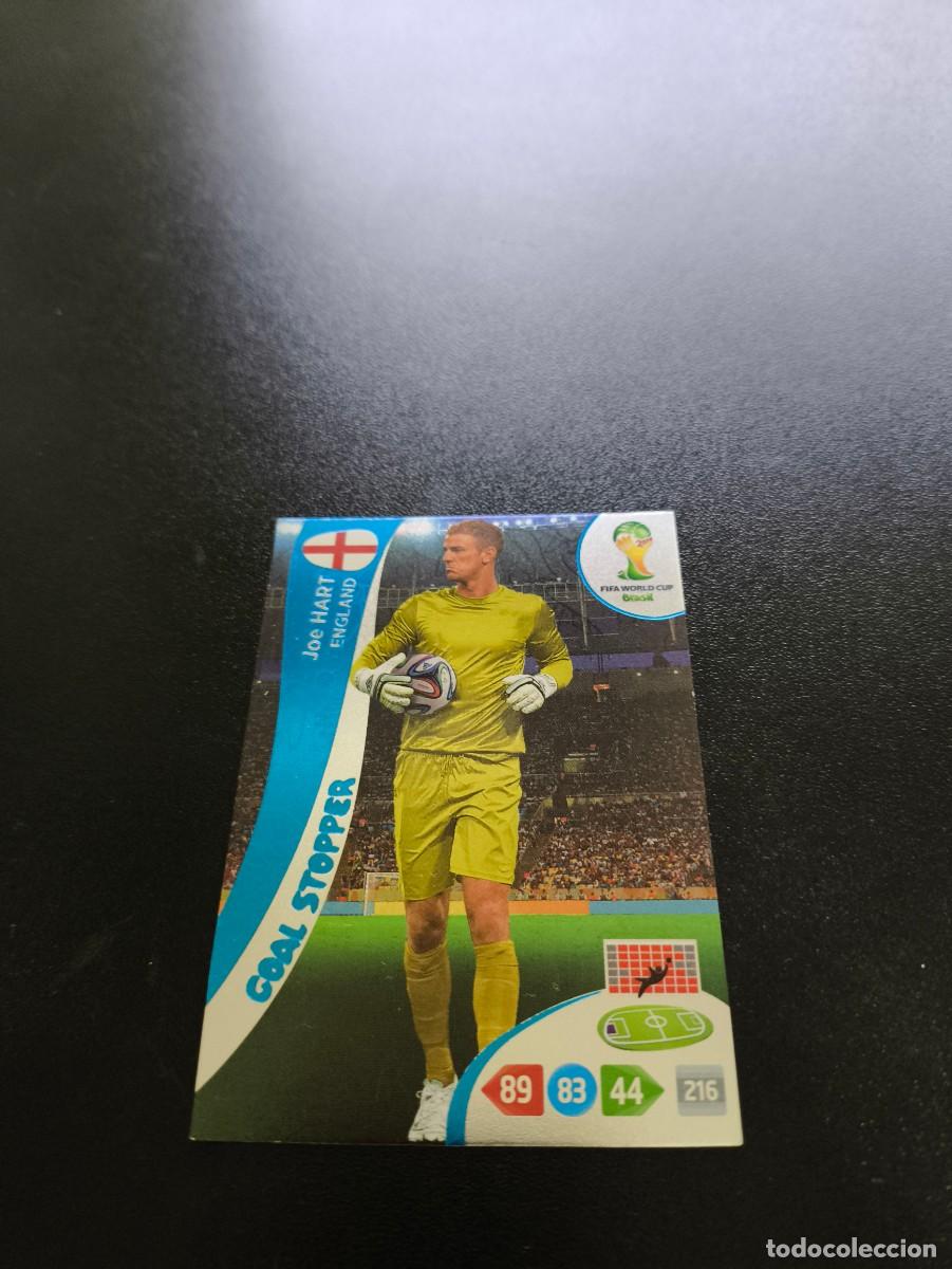 Cromos de F&uacute;tbol: Joe Hart INGLATERRA GOAL STOPPER PANINI ADRENALYN WORLD CUP MUNDIAL BRASIL 2014 N LIGA ESTE