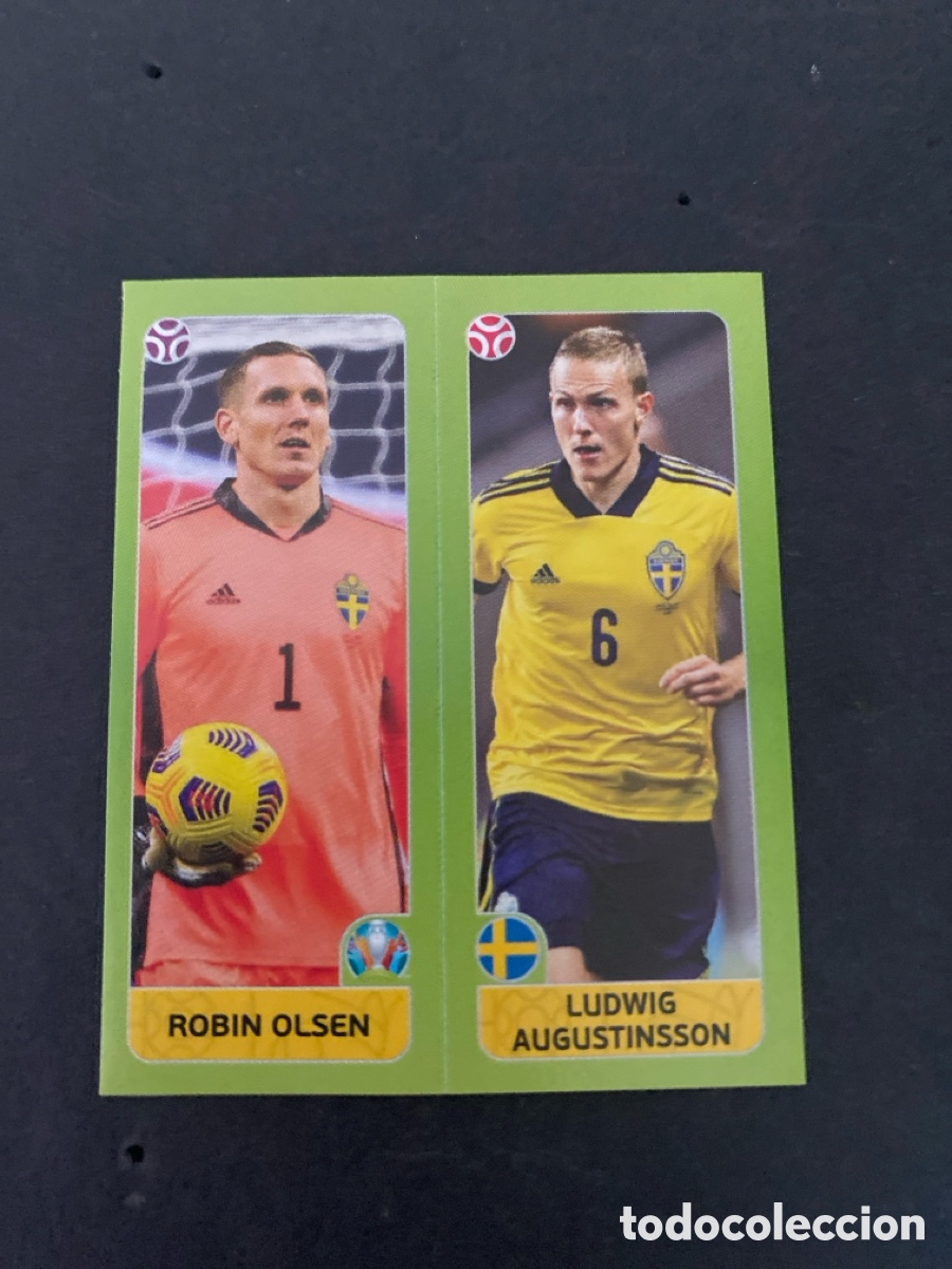 Cromos de F&uacute;tbol: Cromo Mundial Euro 2020 Suecia N*540b-540a