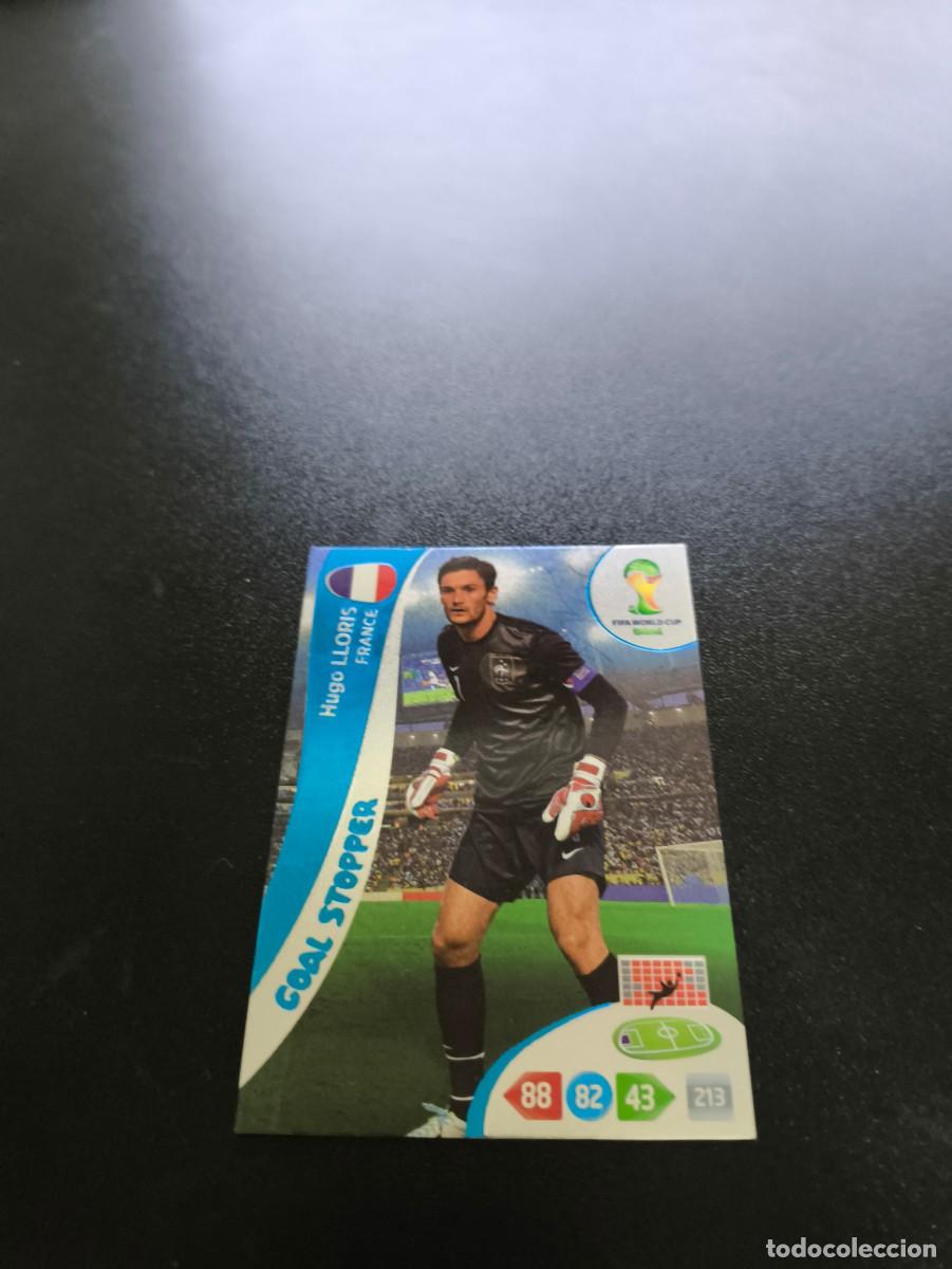 Cromos de F&uacute;tbol: Hugo Lloris FRANCIA FRANCE GOAL STOPPER PANINI ADRENALYN WORLD CUP MUNDIAL BRASIL 2014 N LIGA ESTE