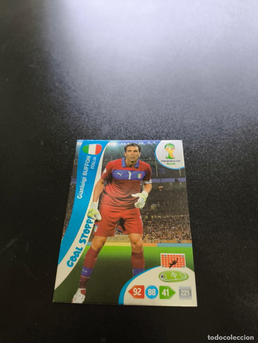 Cromos de F&uacute;tbol: Gianluigi Buffon ITALIA GOAL STOPPER PANINI ADRENALYN WORLD CUP MUNDIAL BRASIL 2014 N LIGA ESTE