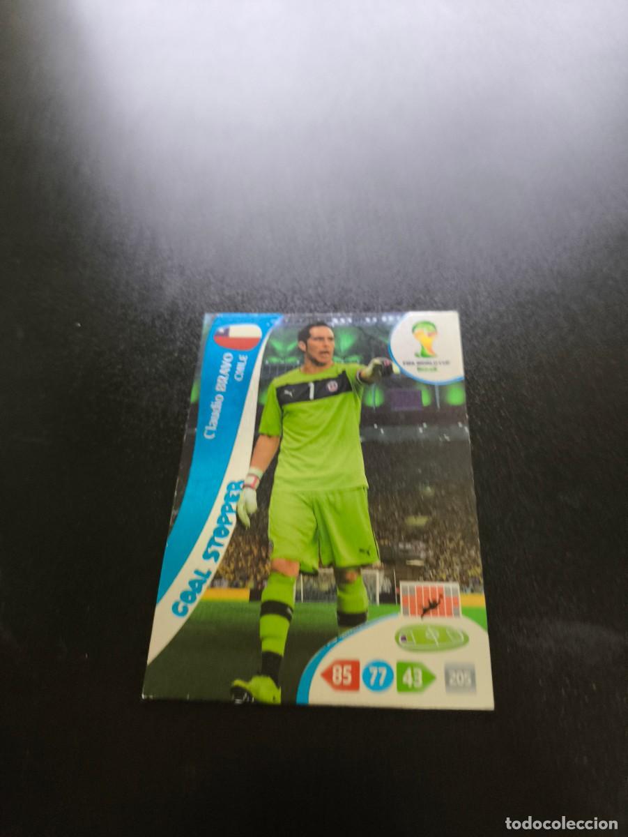 Cromos de F&uacute;tbol: Claudio Bravo CHILE GOAL STOPPER PANINI ADRENALYN WORLD CUP MUNDIAL BRASIL 2014 N LIGA ESTE
