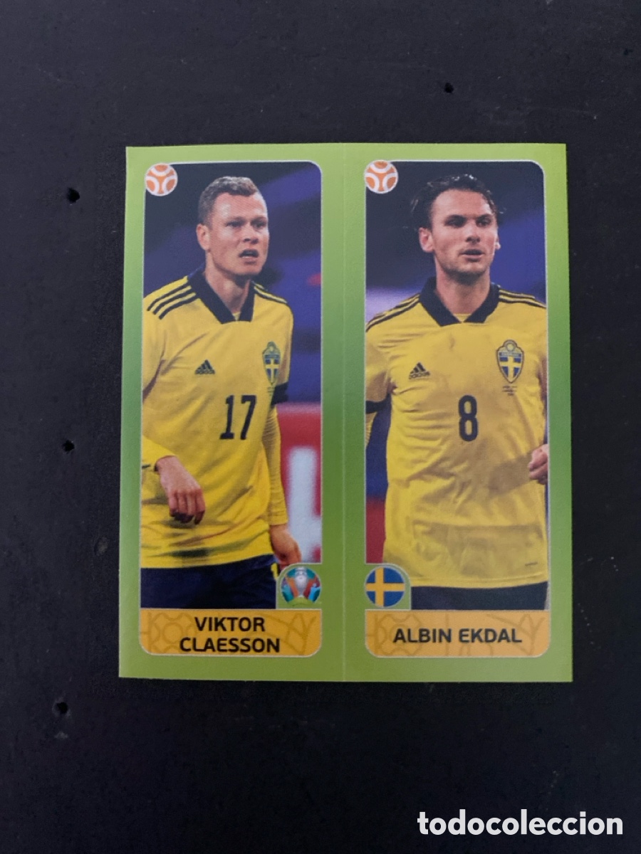 Cromos de F&uacute;tbol: Cromo Mundial Euro 2020 Suecia N* 542b-542 a