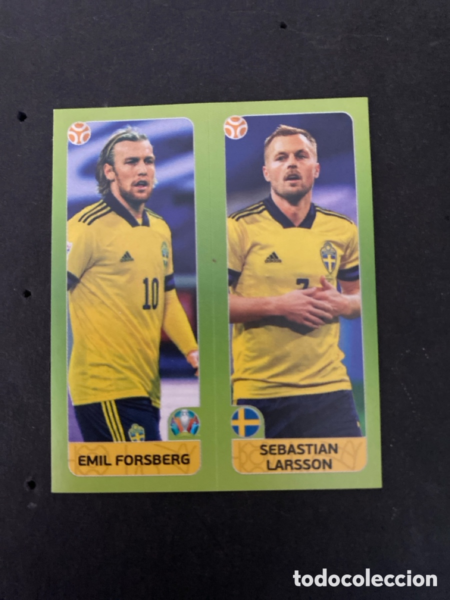 Fu&szlig;ball-Sticker: Cromo Mundial Euro 2020 Suecia N* 543b-543a