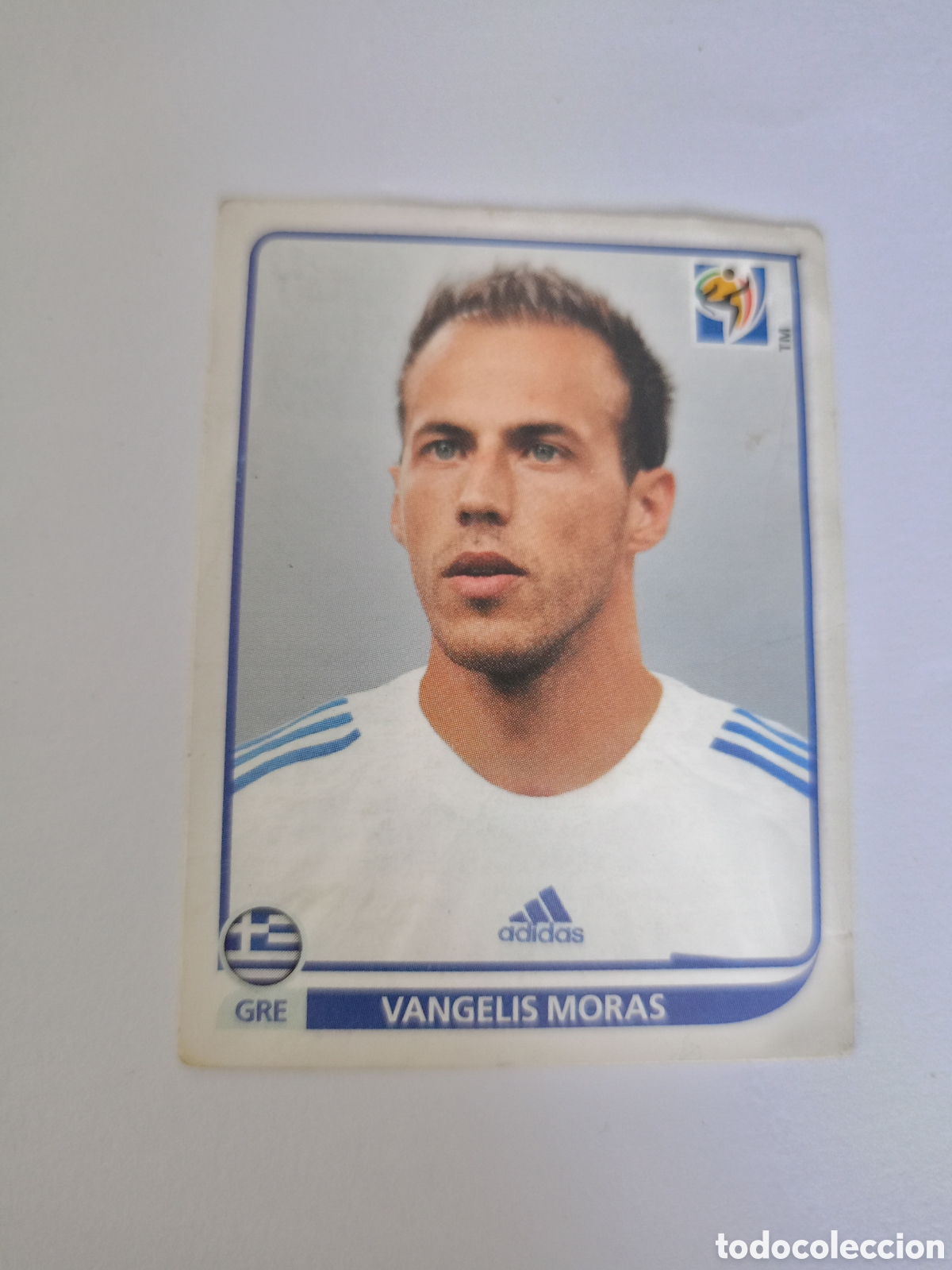 Cromos de Futebol: 167 VANGELIS MORAS GRECIA MUNDIAL WORLD CUP SUD&Aacute;FRICA 2010 SIN PEGAR