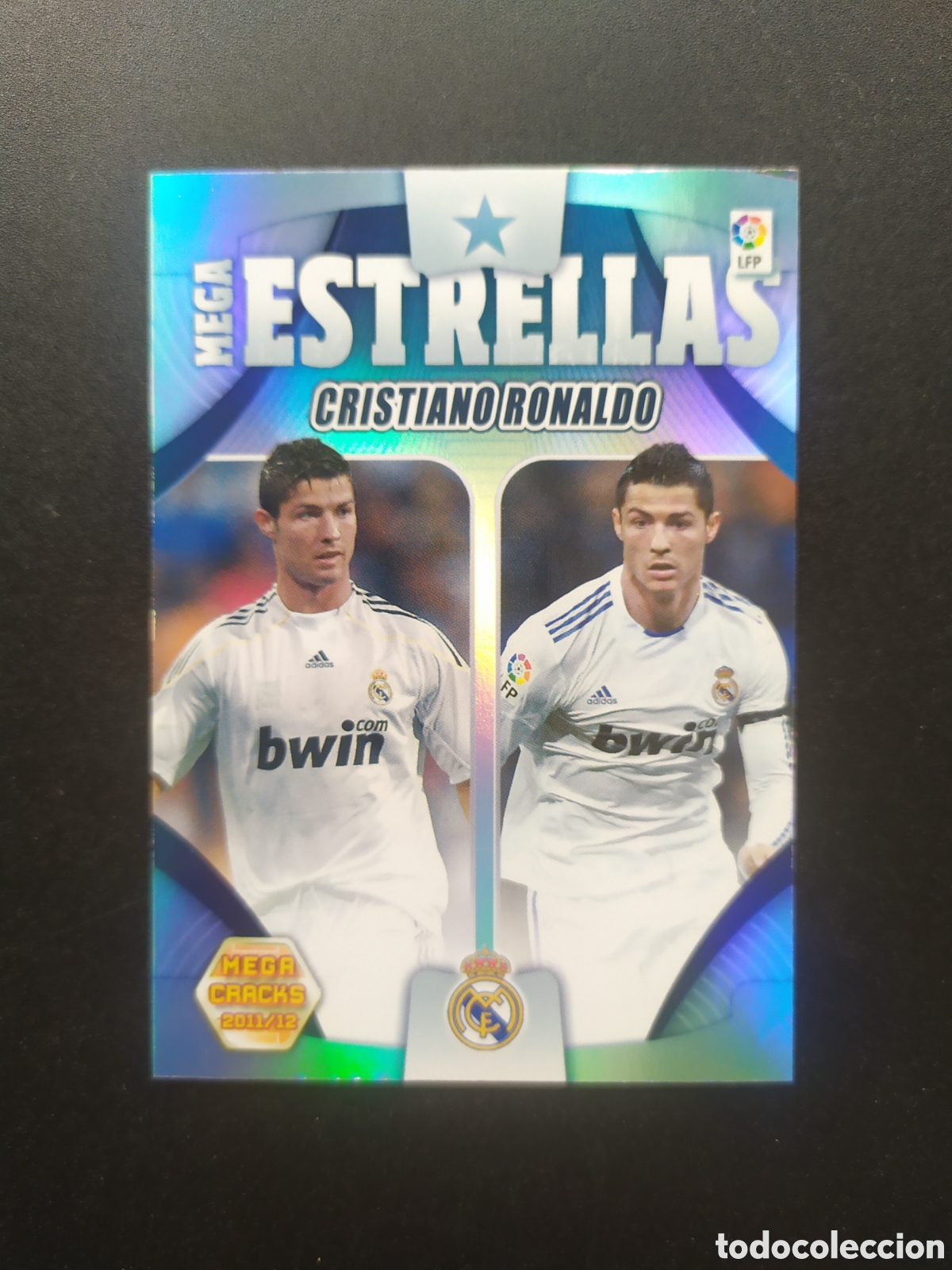 Cromos de Futebol: Megacracks 2011 2012 11 12 panini Cristiano Ronaldo mega estrellas n&deg; 425 Real Madrid