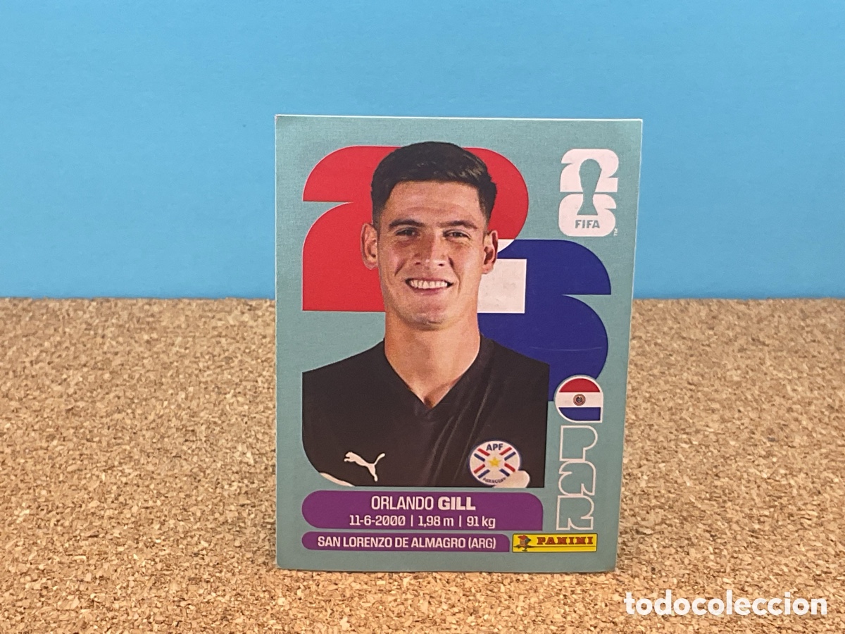 Cromos de Futebol: PARAGUAY / PAR. ORLANDO GILL . N&ordm; 3 . FIFA WORLS CUP 2026. PANINI