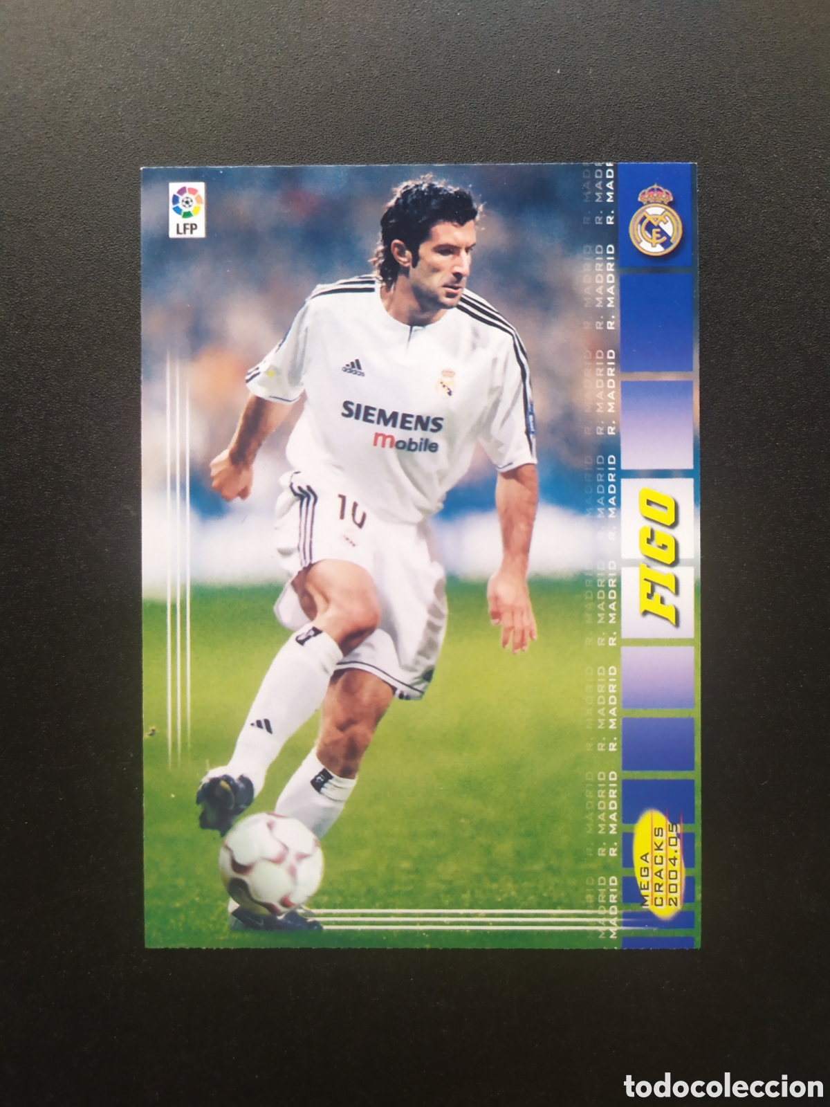 Cromos de F&uacute;tbol: Megacracks 2004 2005 04 05 panini Figo n&ordm; 176 Real Madrid