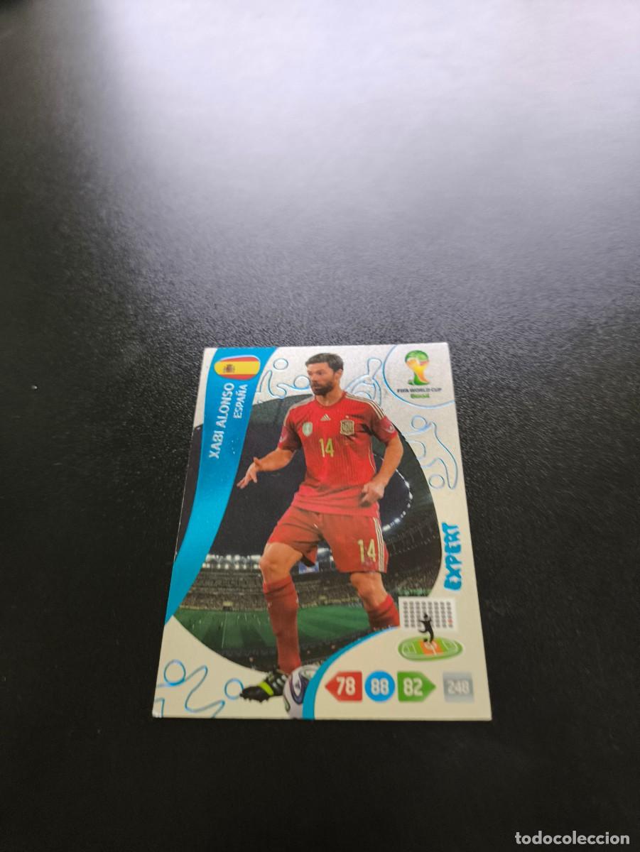 Cromos de F&uacute;tbol: Xabi Alonso ESPA&Ntilde;A EXPERT PANINI ADRENALYN WORLD CUP MUNDIAL BRASIL 2014 N LIGA ESTE