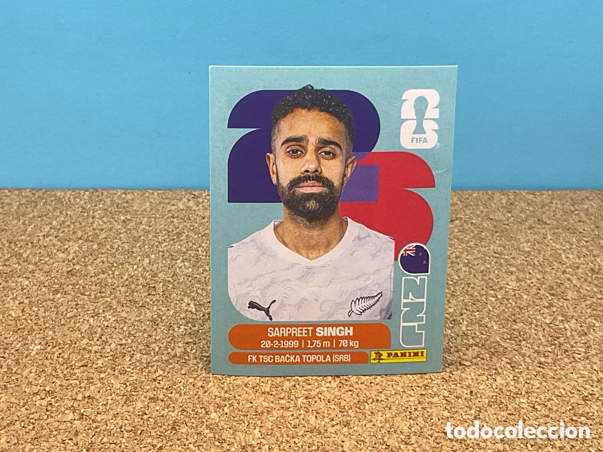 Cromos de F&uacute;tbol: NUEVA ZELANDA / NZL. N&ordm; 11 . SARPREET SINGH . FIFA WORLS CUP 2026. PANINI