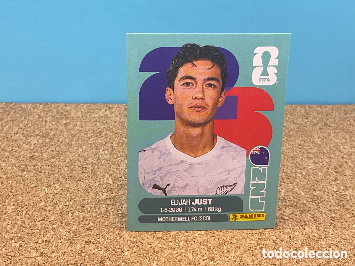 Cromos de F&uacute;tbol: NUEVA ZELANDA / NZL. N&ordm; 18 . ELIJAH JUST . FIFA WORLS CUP 2026. PANINI
