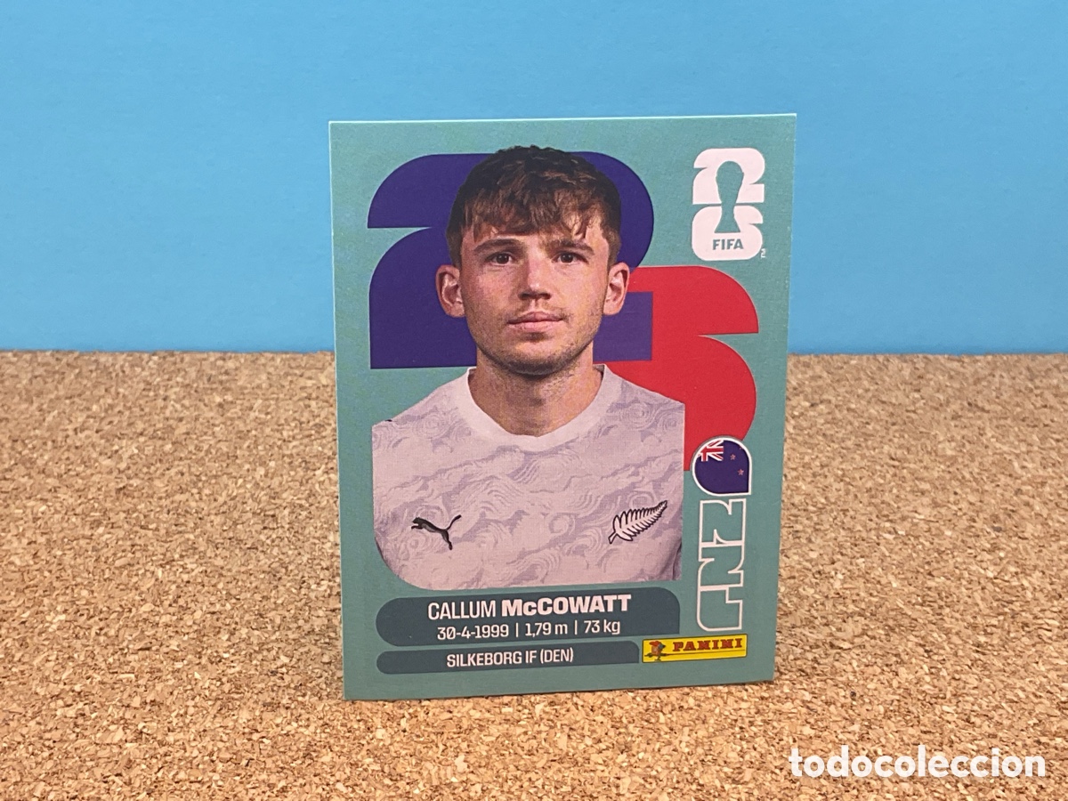 Cromos de F&uacute;tbol: NUEVA ZELANDA / NZL. N&ordm; 19 . CALLUM McCOWATT . FIFA WORLS CUP 2026. PANINI