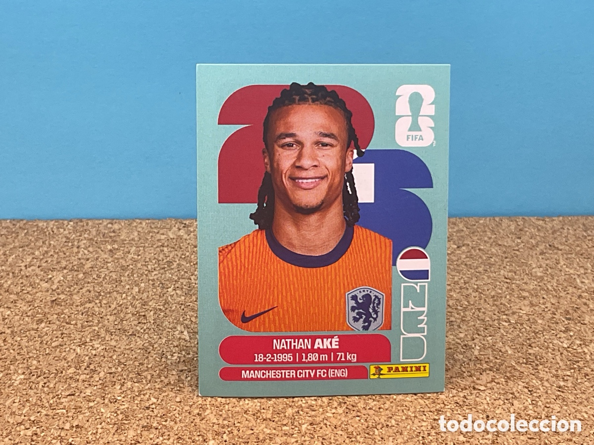 Cromos de F&uacute;tbol: PAISES BAJOS / NED. N&ordm; 7 . NATHAN AK&Eacute; . FIFA WORLS CUP 2026. PANINI