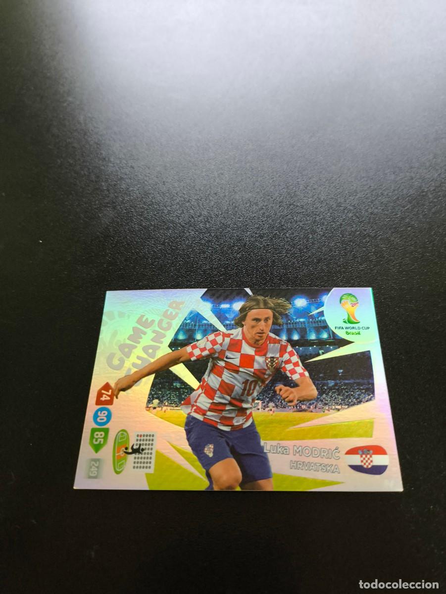 Football Stickers: Luka Modrić CROACIA MADRID GAME CHANGER PANINI ADRENALYN WORLD CUP MUNDIAL BRASIL 2014 N LIGA ESTE