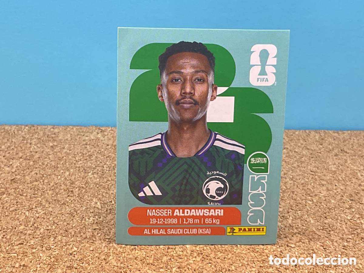 Football Stickers: ARABIA SAUDI / KSA . N&ordm; 12 . NASSER ALDAWSARI . FIFA WORLS CUP 2026. PANINI