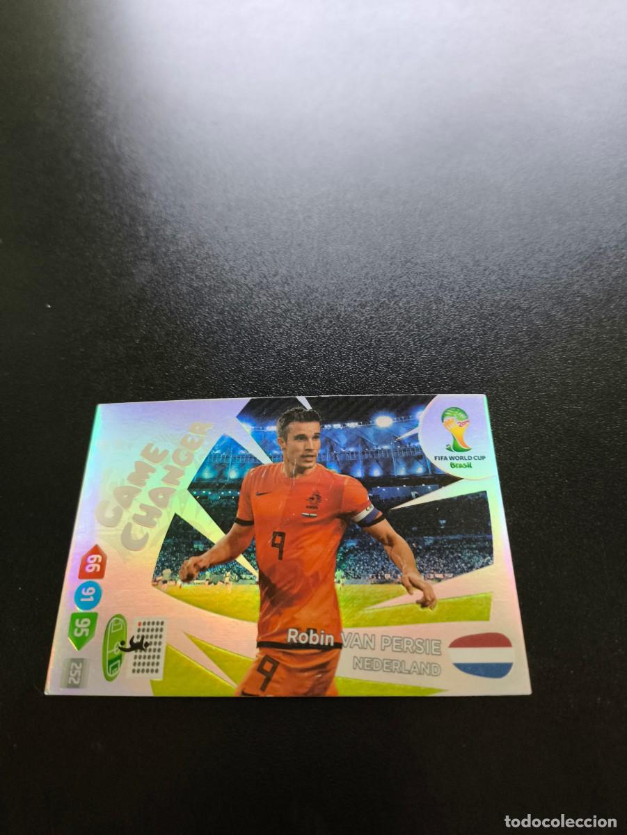 Football Stickers: Robin van Persie HOLANDA GAME CHANGER PANINI ADRENALYN WORLD CUP MUNDIAL BRASIL 2014 N LIGA ESTE