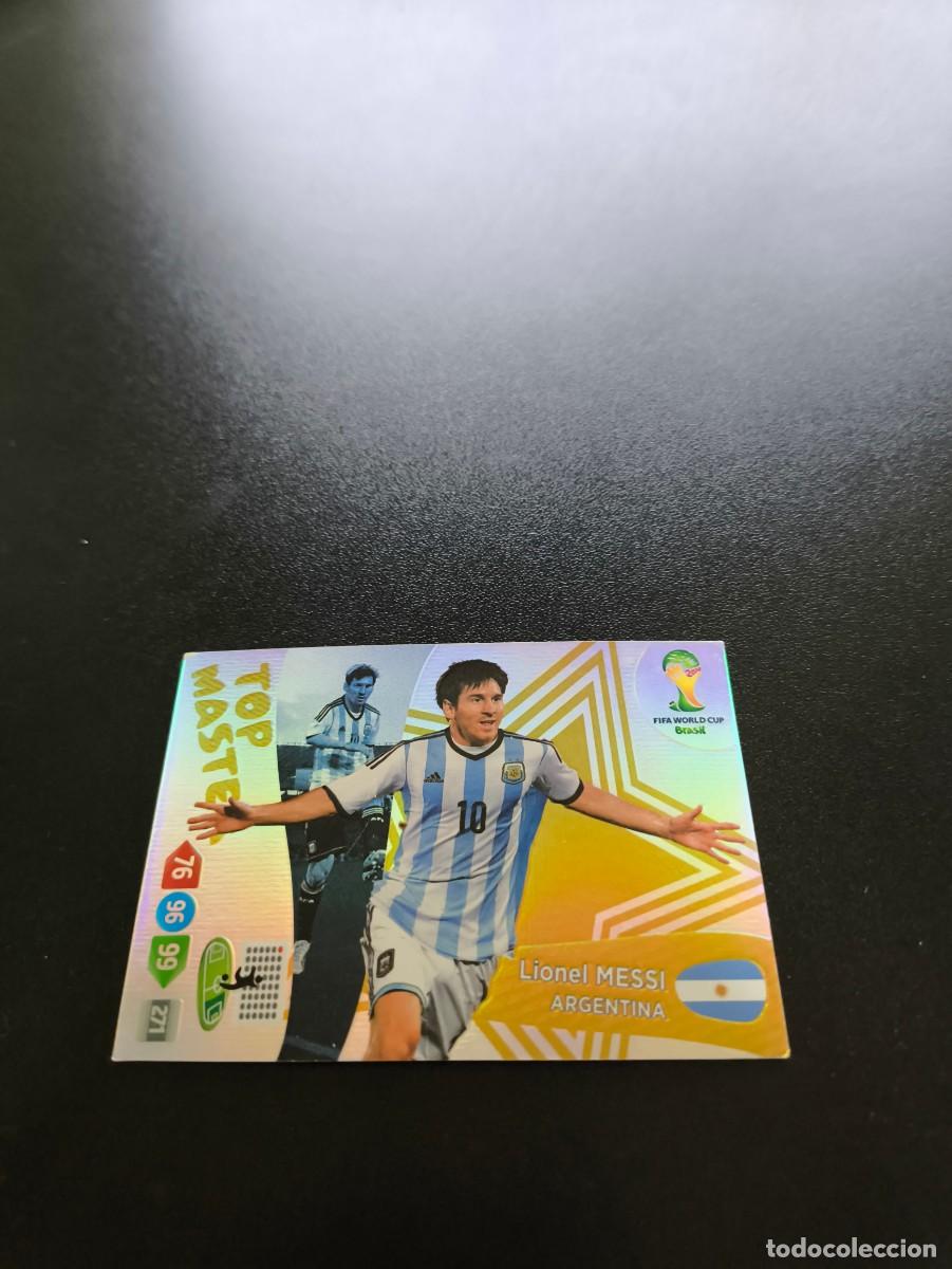 Football Stickers: Lionel Messi ARGENTINA TOP MASTER PANINI ADRENALYN WORLD CUP MUNDIAL BRASIL 2014 N LIGA ESTE