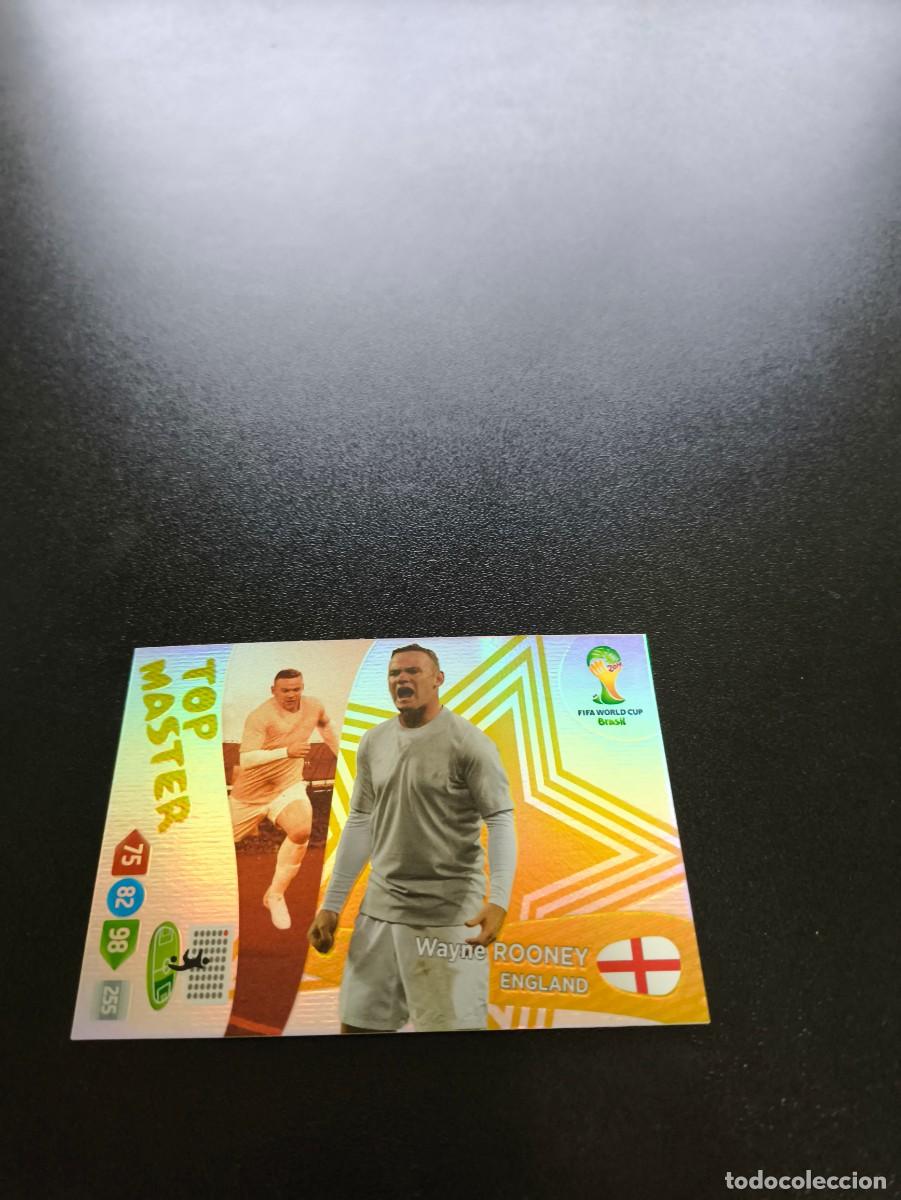 Cromos de Futebol: Wayne Rooney INGLATERRA TOP MASTER PANINI ADRENALYN WORLD CUP MUNDIAL BRASIL 2014 N LIGA ESTE