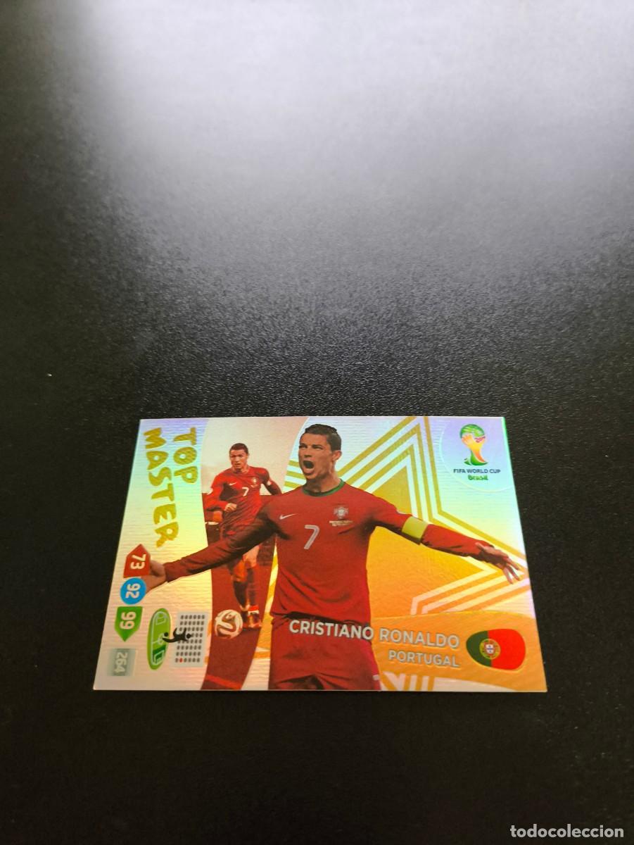 Football Stickers: Cristiano Ronaldo PORTUGAL TOP MASTER PANINI ADRENALYN WORLD CUP MUNDIAL BRASIL 2014 N LIGA ESTE