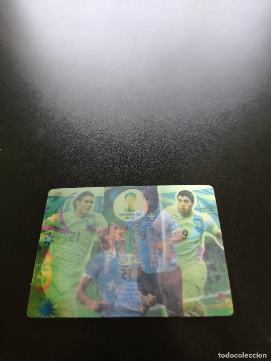 Cromos de F&uacute;tbol: Cavani Luis Su&aacute;rez URUGUAY DOUBLE TROUBLE PANINI ADRENALYN WORLD CUP MUNDIAL BRASIL 2014 N LIGA ESTE