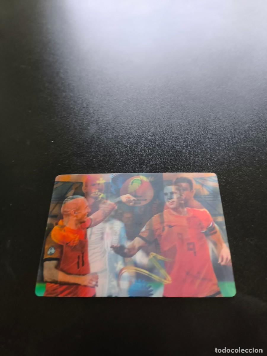 Cromos de F&uacute;tbol: Robben van Persie HOLANDA DOUBLE TROUBLE PANINI ADRENALYN WORLD CUP MUNDIAL BRASIL 2014 N LIGA ESTE