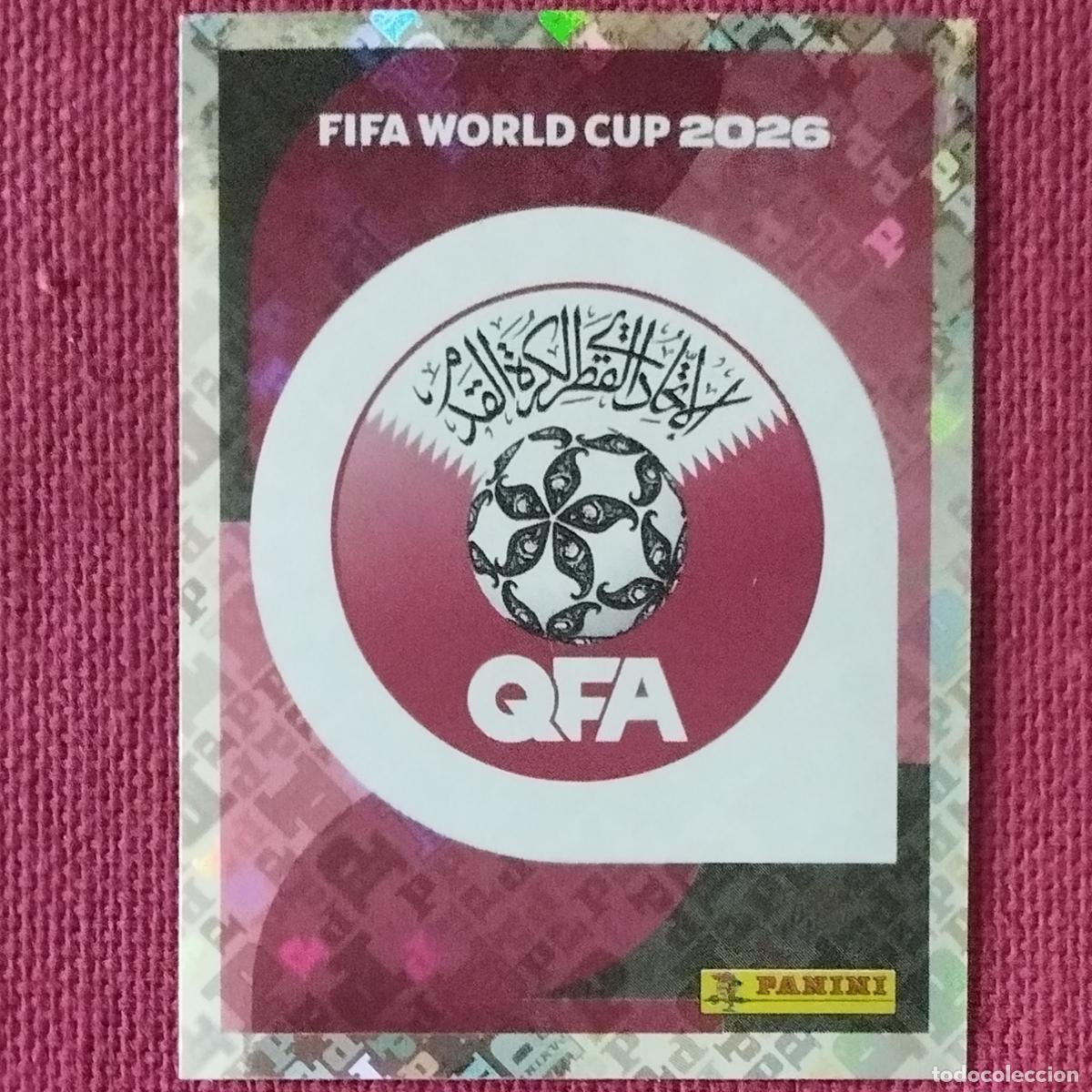Cromos de F&uacute;tbol: ESCUDO DE QATAR - QAT 1 - MUNDIAL DE FUTBOL - FIFA WORLD CUP - 2026