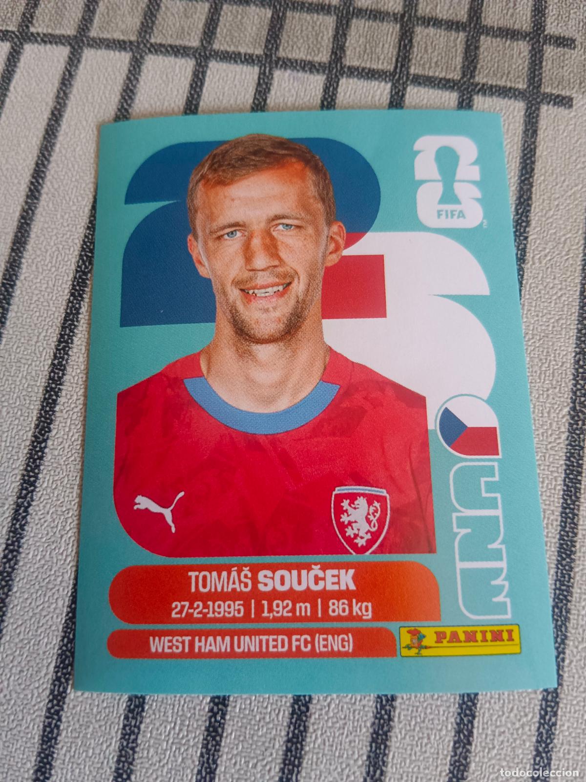 Cromos de F&uacute;tbol: MUNDIAL 2026 ESTADOS UNIDOS USA MEXICO MEJICO CANADA CZE 12 CZE12 TOMAS SOUCEK REPUBLICA CHECA FIFA