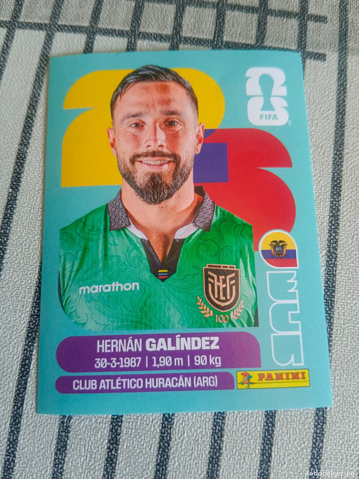 Cromos de F&uacute;tbol: MUNDIAL 2026 ESTADOS UNIDOS USA MEXICO MEJICO CANADA ECU 2 ECU2 HERNAN GALINDEZ ECUADOR FIFA