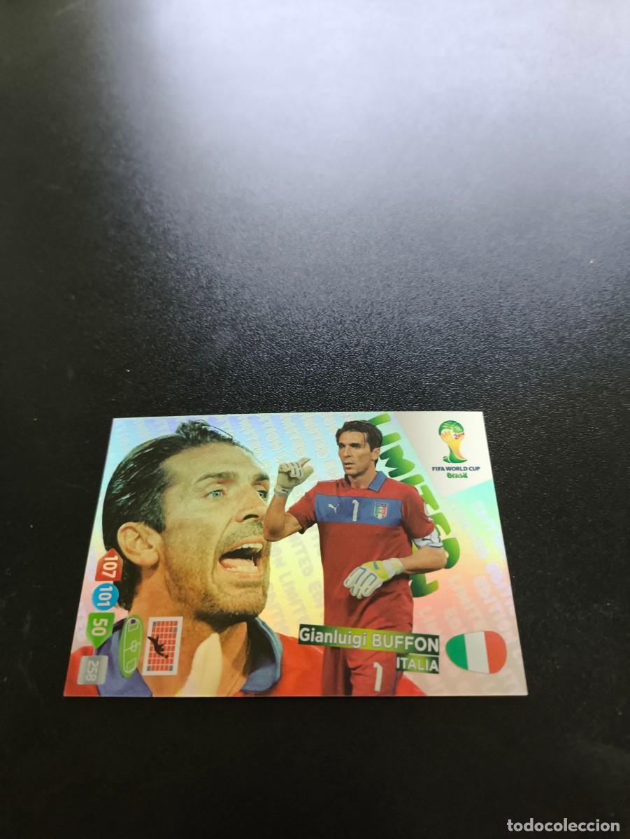 Cromos de F&uacute;tbol: Gianluigi Buffon ITALIA LIMITED EDITION PANINI ADRENALYN WORLD CUP MUNDIAL BRASIL 2014 NO LIGA