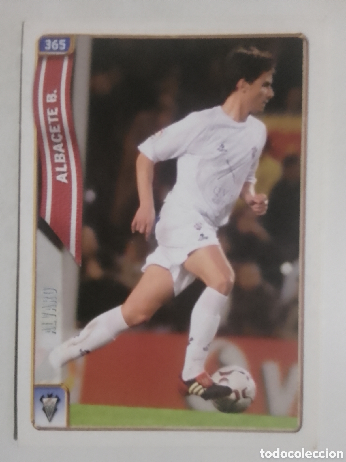 Cromos de F&uacute;tbol: Mundicromo 2005 n&deg; 365 &Aacute;lvaro &bull; Albacete.