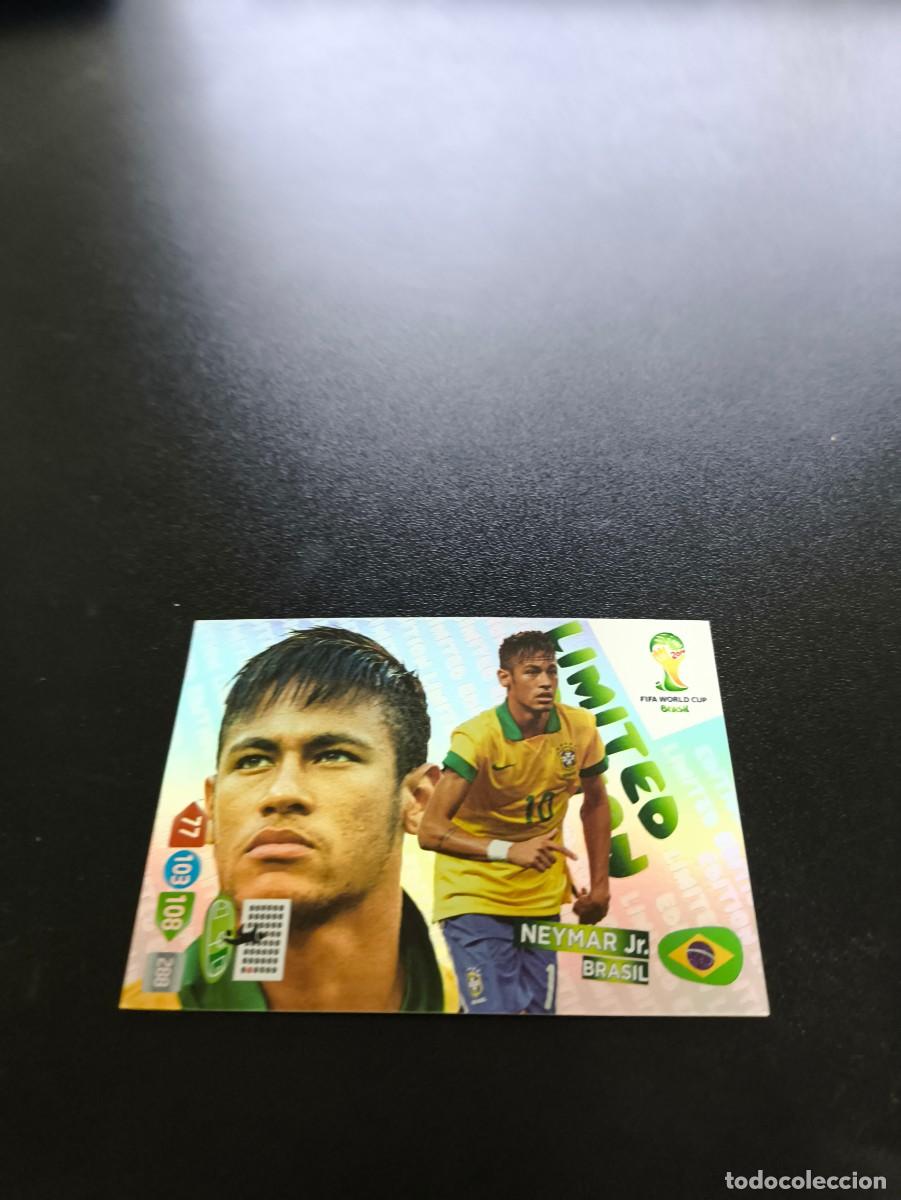 Cromos de F&uacute;tbol: Neymar JR BRASIL LIMITED EDITION PANINI ADRENALYN WORLD CUP MUNDIAL BRASIL 2014 NO LIGA