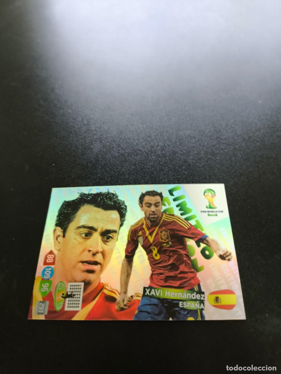 Cromos de F&uacute;tbol: Xavi Hernandez ESPA&Ntilde;A LIMITED EDITION PANINI ADRENALYN WORLD CUP MUNDIAL BRASIL 2014 NO LIGA
