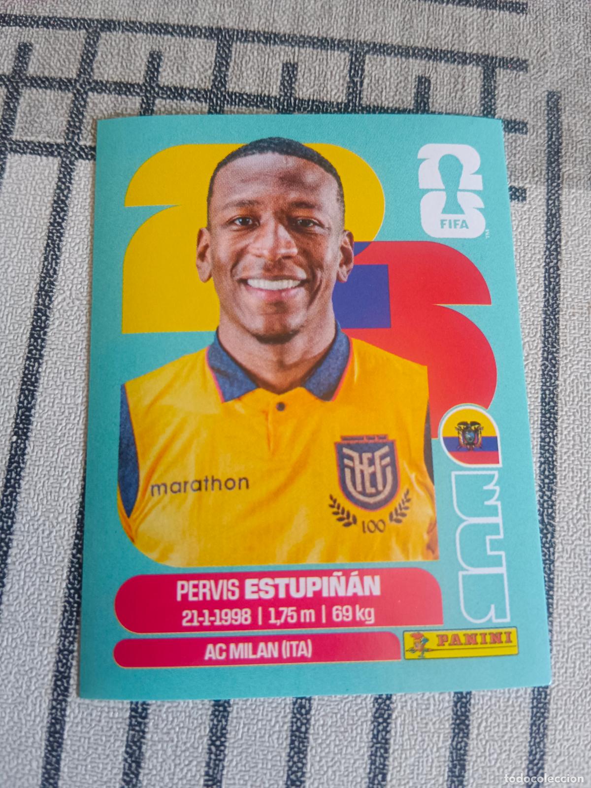 Cromos de F&uacute;tbol: MUNDIAL 2026 ESTADOS UNIDOS USA MEXICO MEJICO CANADA ECU 5 ECU5 PERVIS ESTUPI&Ntilde;AN ECUADOR FIFA