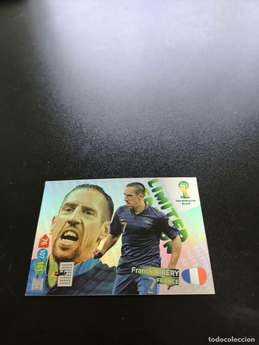 Cromos de F&uacute;tbol: Frank Ribery FRANCIA LIMITED EDITION PANINI ADRENALYN WORLD CUP MUNDIAL BRASIL 2014 NO LIGA