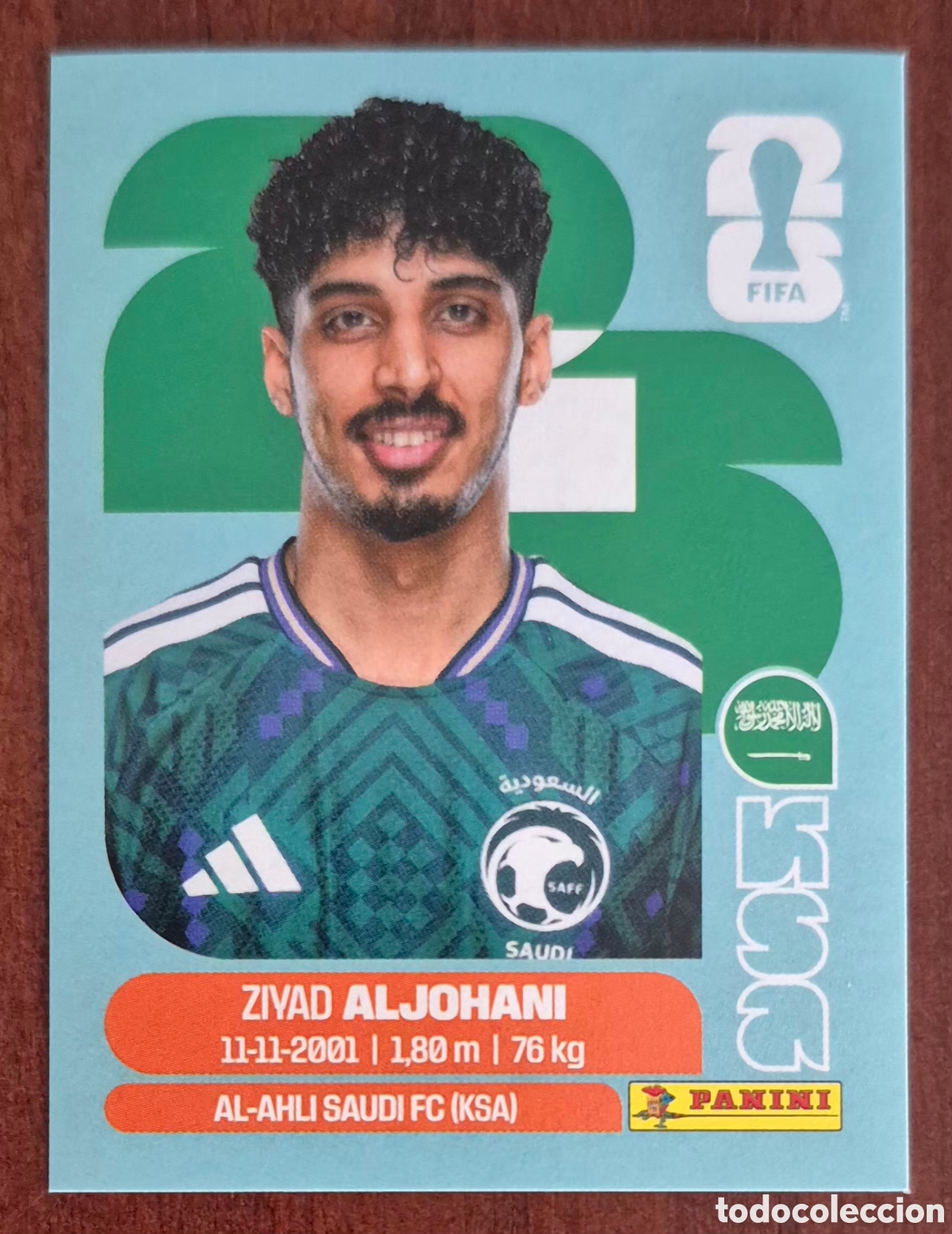 Cromos de F&uacute;tbol: FIFA WORLD CUP 2026 - ARABIA SAUD&Iacute; N&deg;10 ALJOHANI