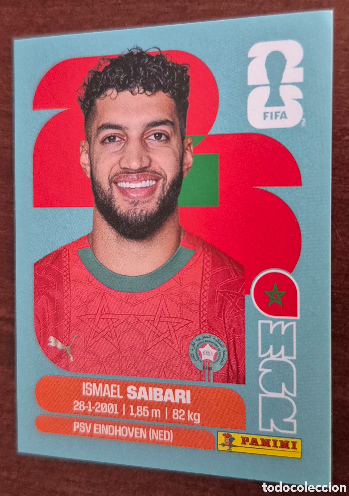 Fu&szlig;ball-Sticker: FIFA WORLD CUP 2026 - MARRUECOS N&deg;15 SAIBARI