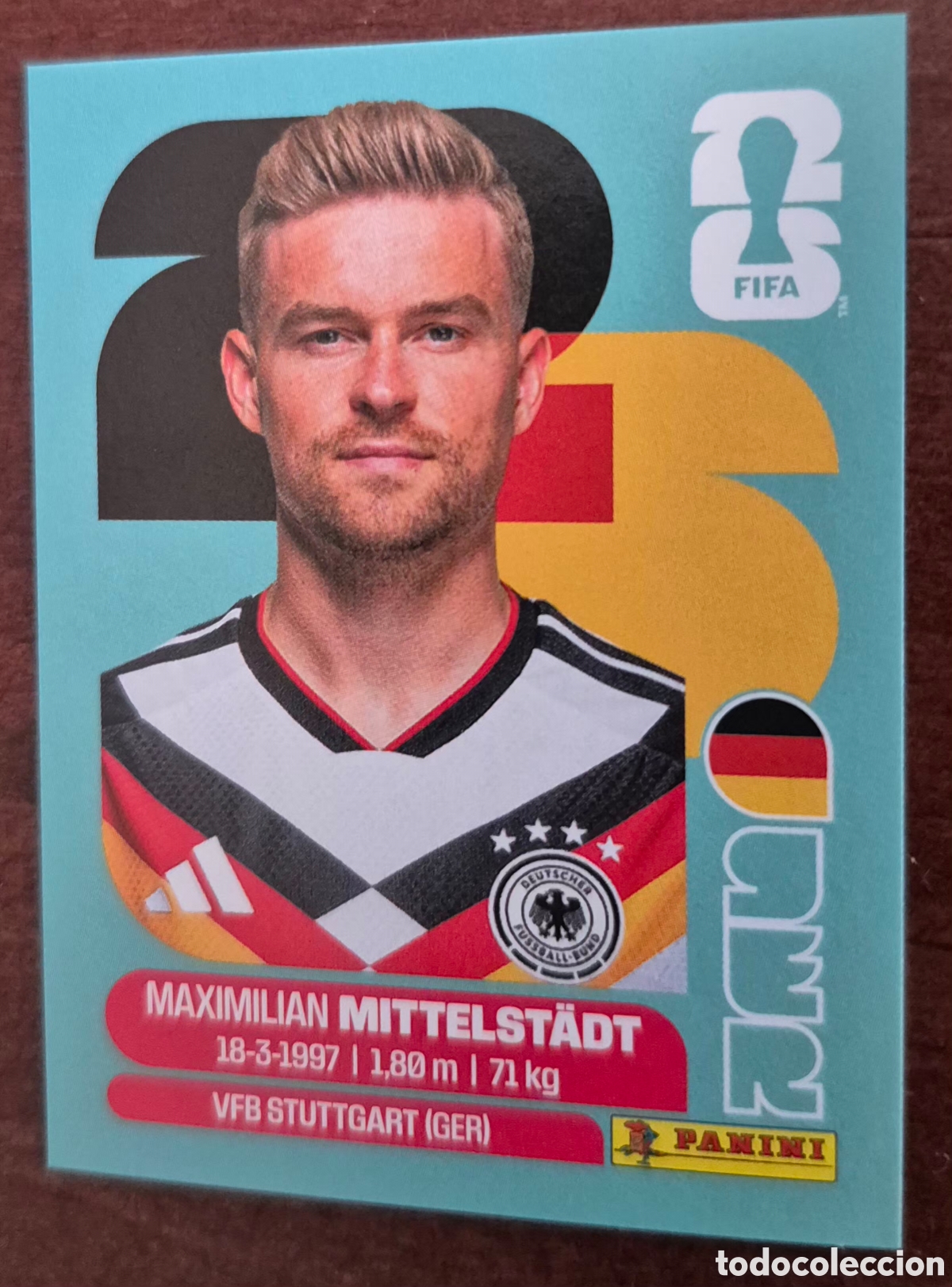 Cromos de f&uacute;tbol: FIFA WORLD CUP 2026 - ALEMANIA N&deg;9 MITTELST&Auml;DT