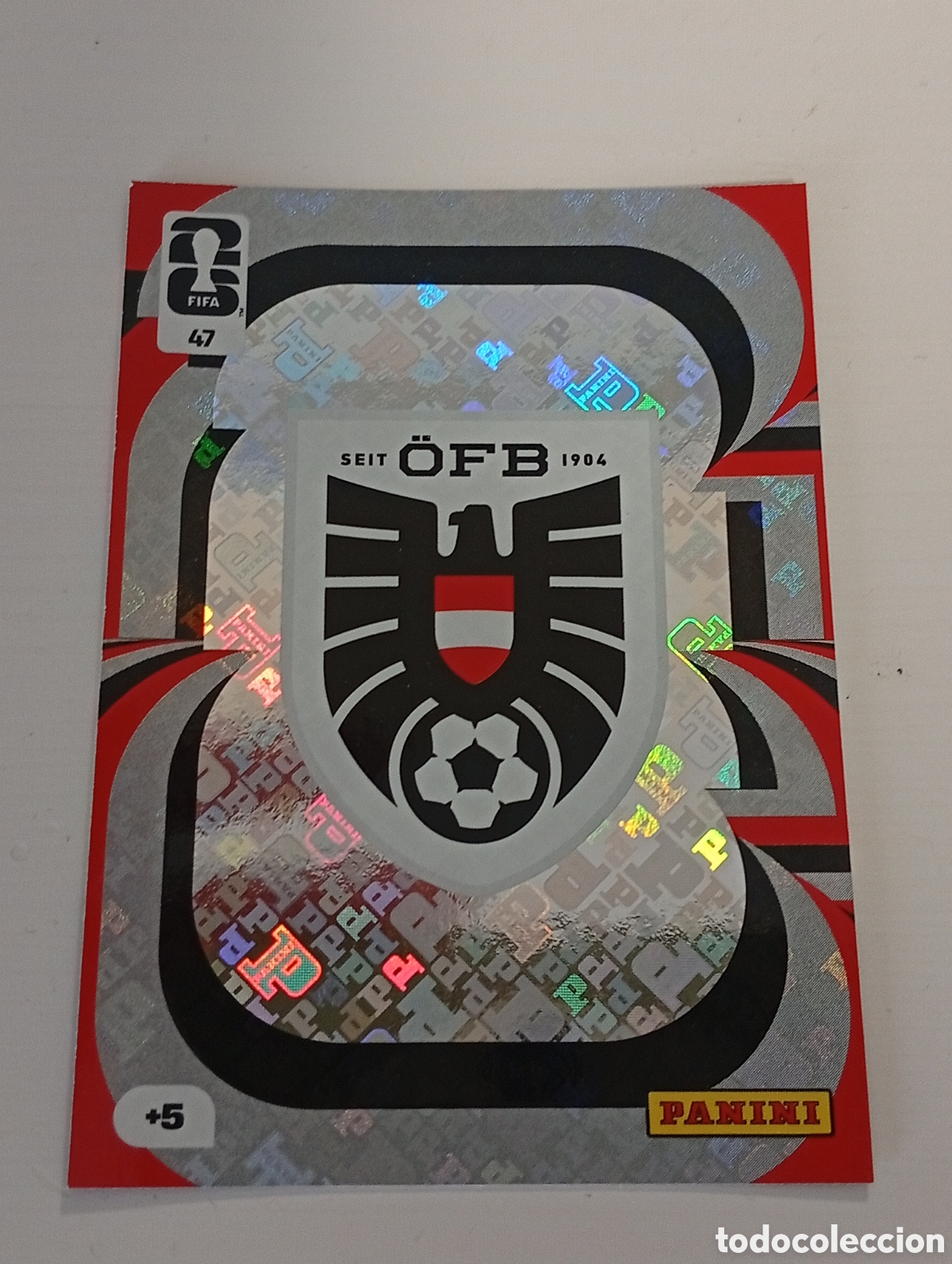 Cromos de F&uacute;tbol: 47 Escudo Logo, Austria, Panini Adrenalyn XL Fifa World Cup 2026 Mundial 26