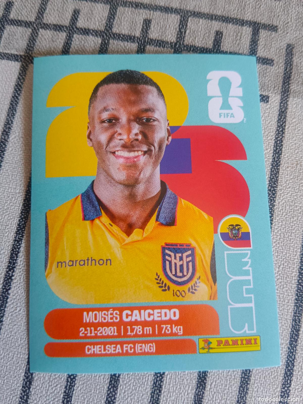 Cromos de F&uacute;tbol: MUNDIAL 2026 ESTADOS UNIDOS USA MEXICO MEJICO CANADA ECU 9 ECU9 MOISES CAICEDO ECUADOR FIFA