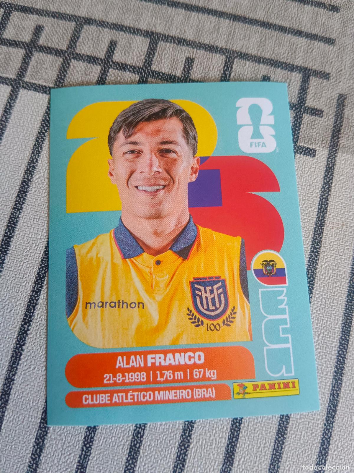 Cromos de F&uacute;tbol: MUNDIAL 2026 ESTADOS UNIDOS USA MEXICO MEJICO CANADA ECU 10 ECU10 ALAN FRANCO ECUADOR FIFA