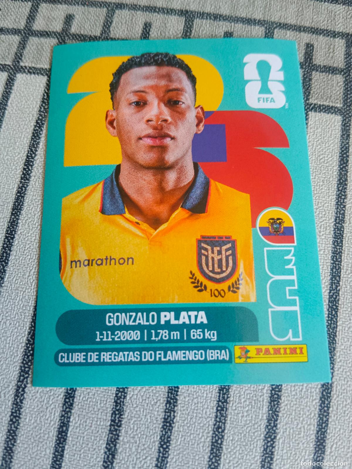 Cromos de F&uacute;tbol: MUNDIAL 2026 ESTADOS UNIDOS USA MEXICO MEJICO CANADA ECU 16 ECU16 GONZALO PLATA ECUADOR FIFA