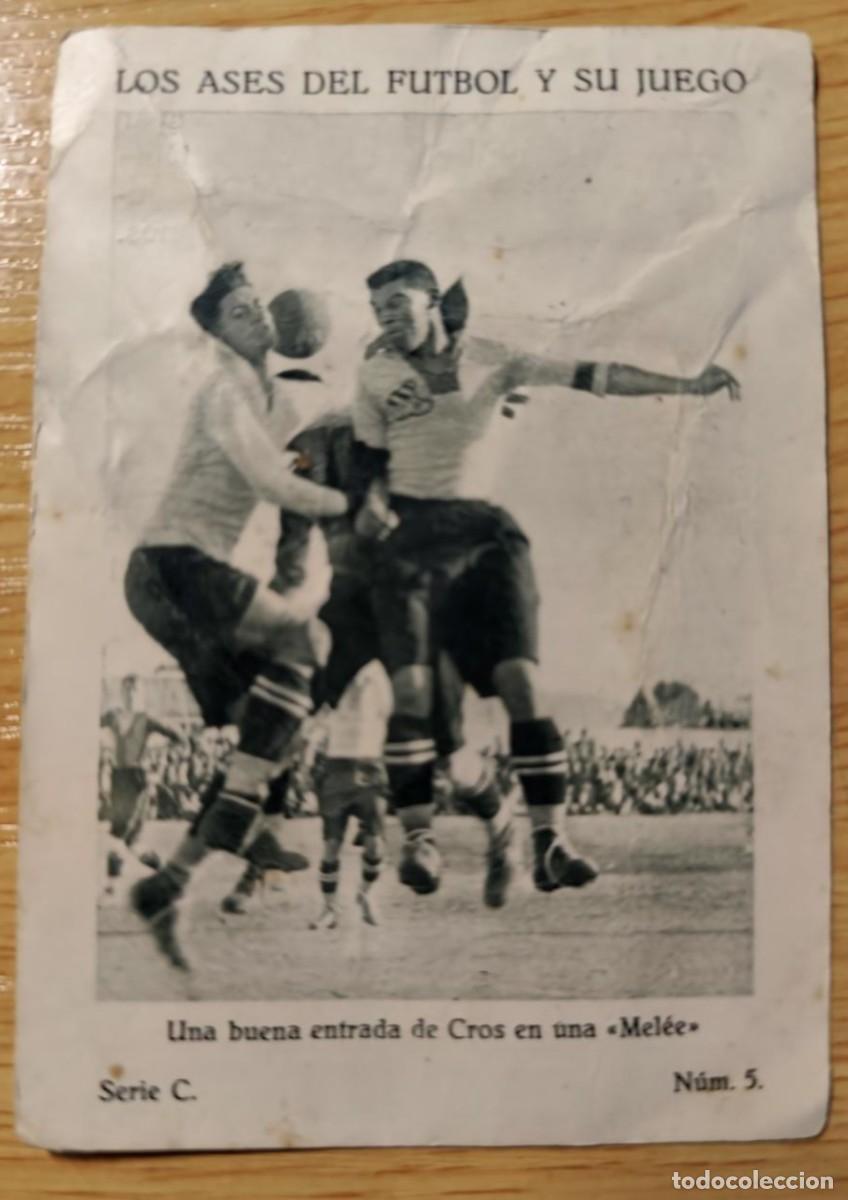Cromos de Futebol: CROMO CROS CE EUROPA ENTRADA EN UNA MELEE SERIE C NUM 5 LOS ASES DEL F&Uacute;TBOL- CHOCOLATE JUNCOSA