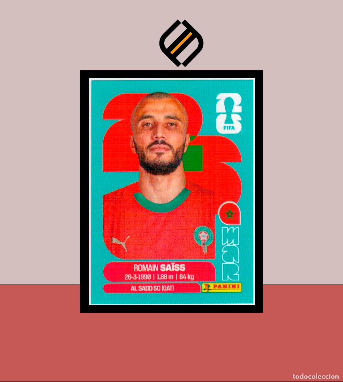 Cromos de Futebol: PANINI FIFA CLUB WORLD CUP 2026 26 MAR 7 ROMAIN SAISS MARRUECOS STICKER MUNDIAL MEX CAN USA