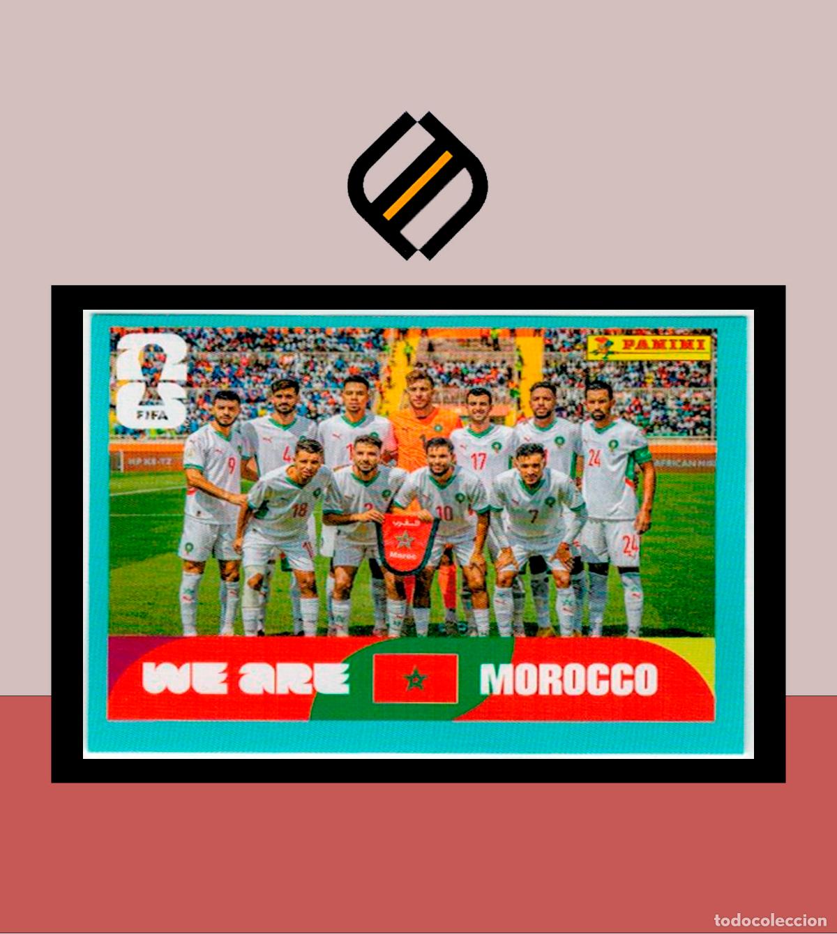 Cartes &agrave; collectionner de Football: PANINI FIFA CLUB WORLD CUP 2026 26 MAR 13 ALINEACI&Oacute;N MARRUECOS STICKER MUNDIAL MEX CAN USA