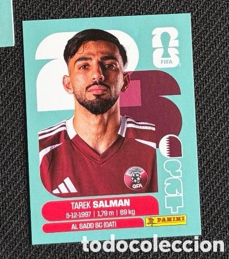 Cartes &agrave; collectionner de Football: Tarek Salman Qatar FIFA World Cup 2026 panini sticker