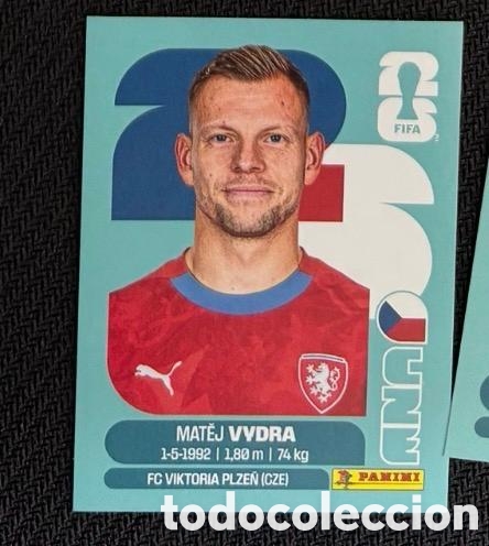 Cromos de F&uacute;tbol: Vydra Rep&uacute;blica Checa FIFA World Cup 2026 panini sticker