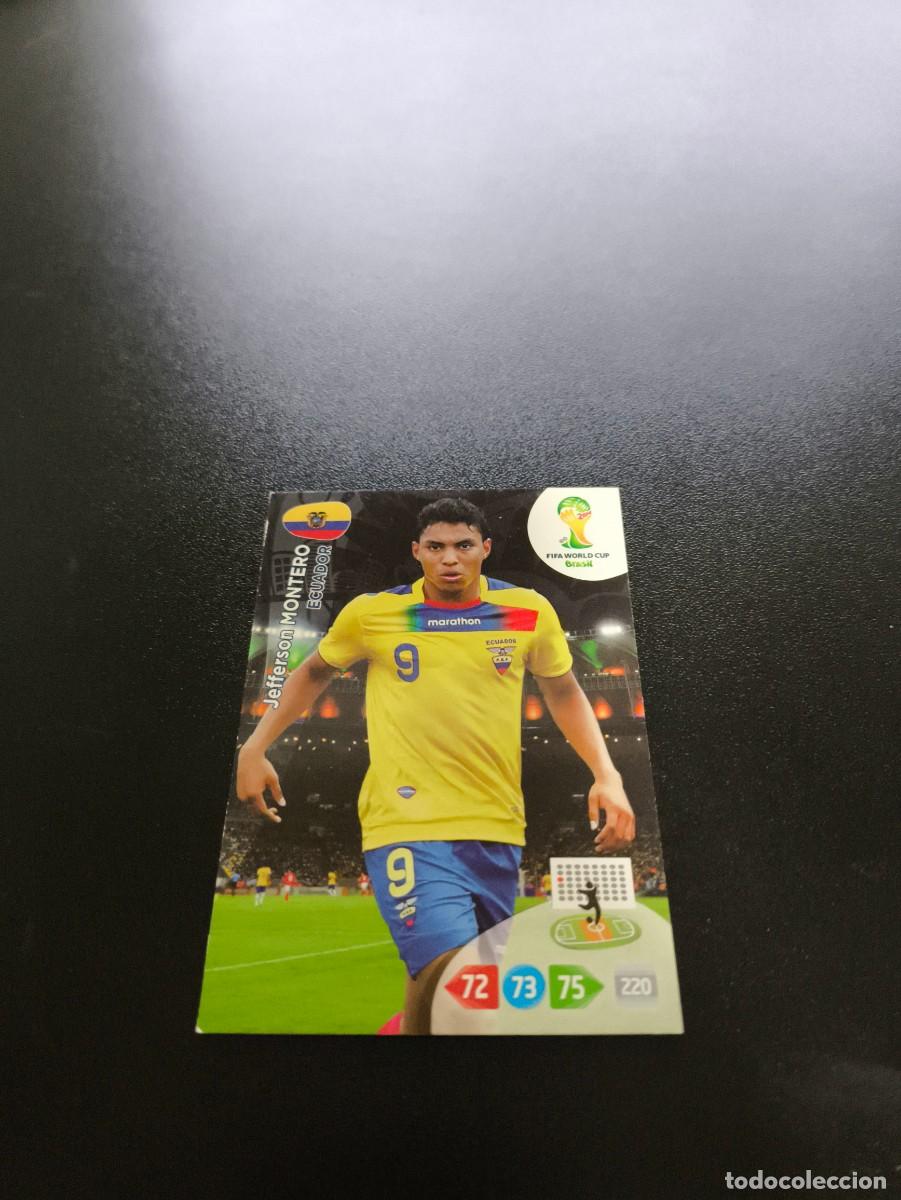 Cromos de F&uacute;tbol: U33 Jefferson Montero ECUADOR UPDATE PANINI ADRENALYN WORLD CUP MUNDIAL BRASIL 2014 NO LIGA